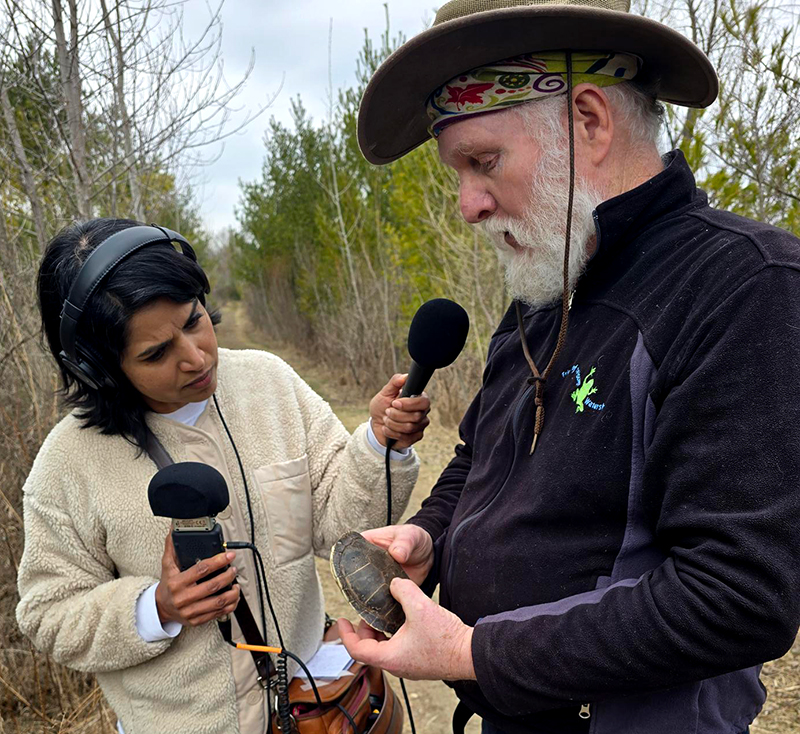 Jim Robb explains how a garbage dump was restored at the Rouge National Urban Park