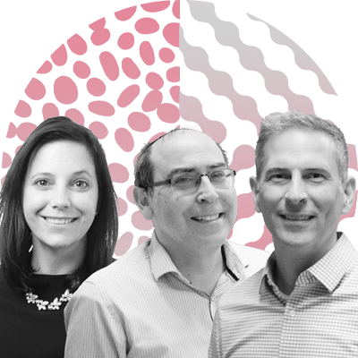 Rich Emrich, Co-founder; Kelly Dore, Co-founder and VP, Growth; Harold Reiter, Co-founder
