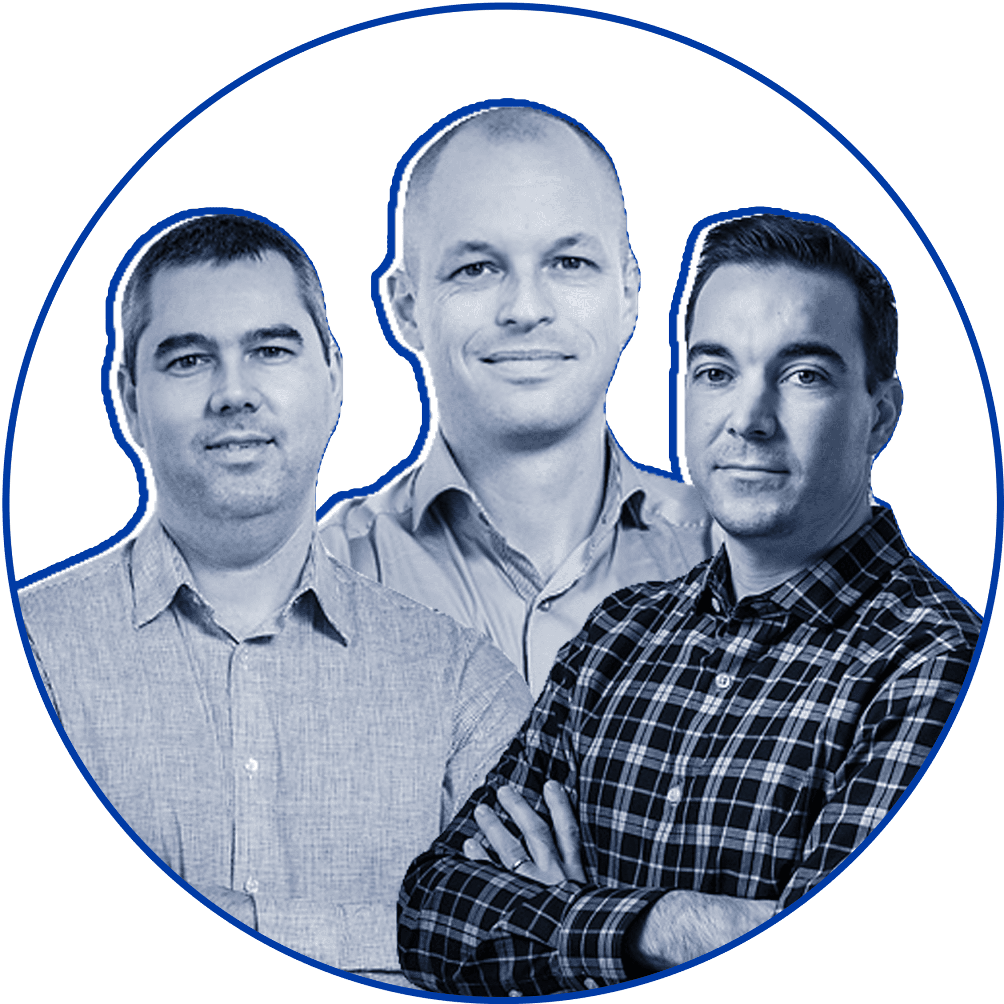 Dany Fouquet, Benoit Lacroix and David Arsenault