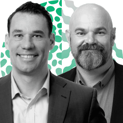 Cameron Lewis, Founder and CTO; Curtis VanWalleghem, CEO