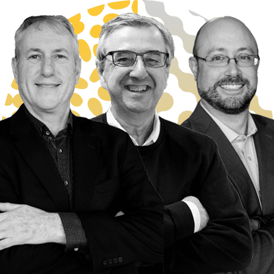 George DeMarchi, Managing Director and Co-Founder; Trevor Cook, Co-Founder and Director; Robert Hyde, CEO